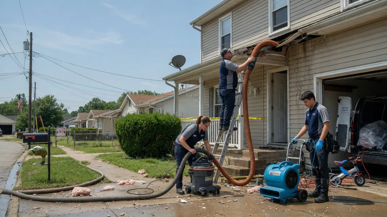 Water Damage Restoration in Dola, OH near me